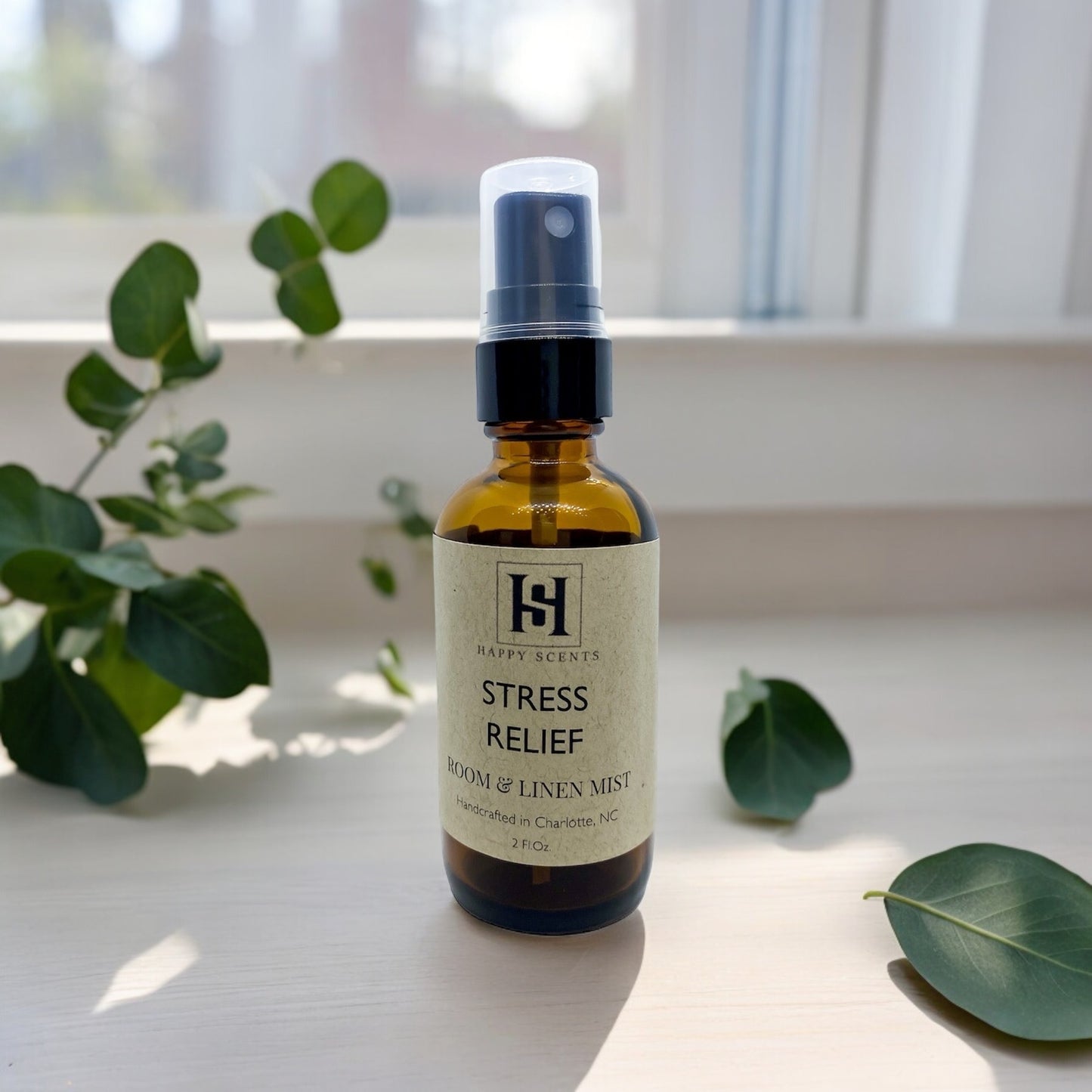 Stress Relief Room & Linen MIst. Spearmint & Eucalyptus spray