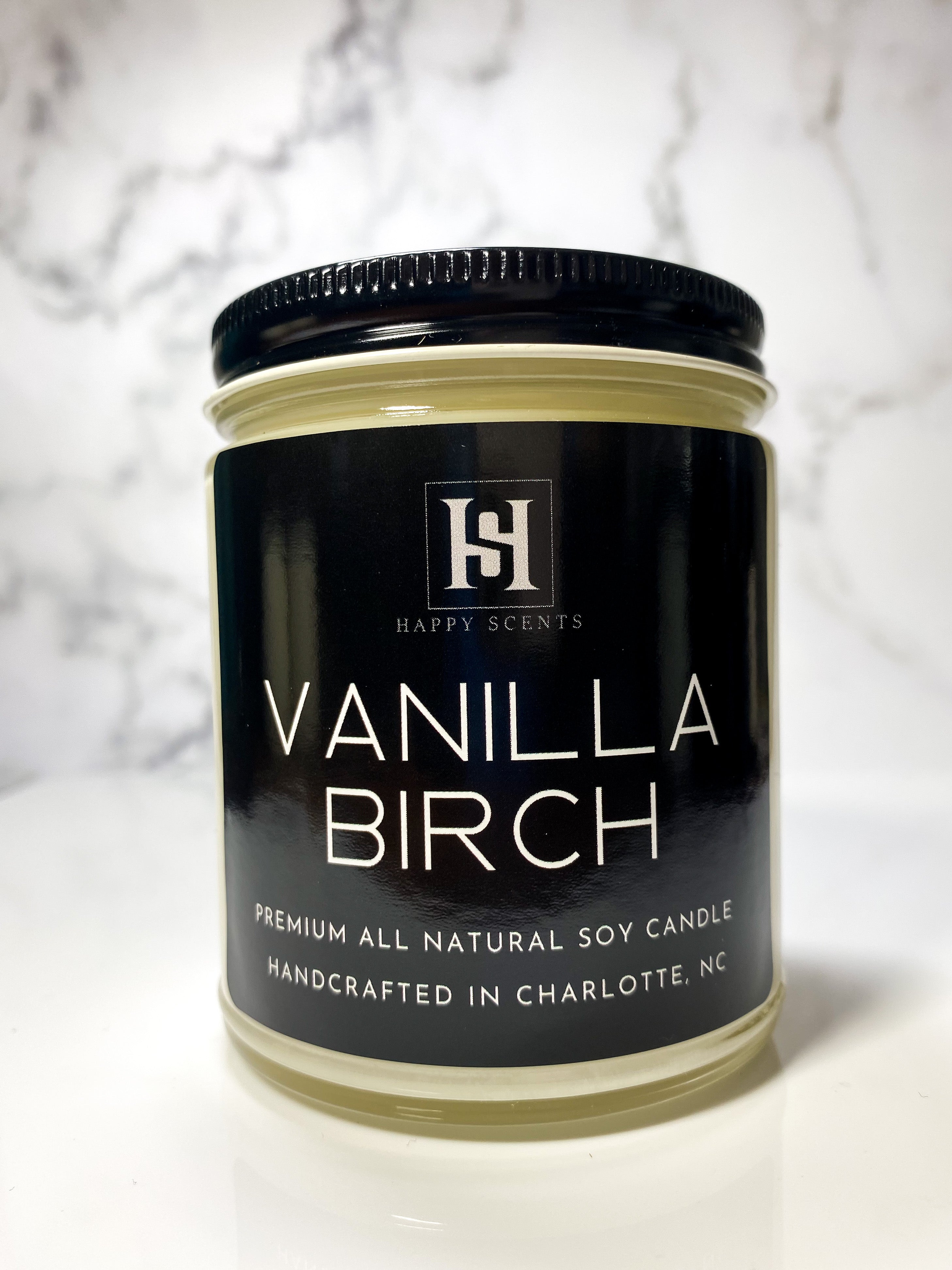 Vanilla Birch Jar Candle Happy Scents