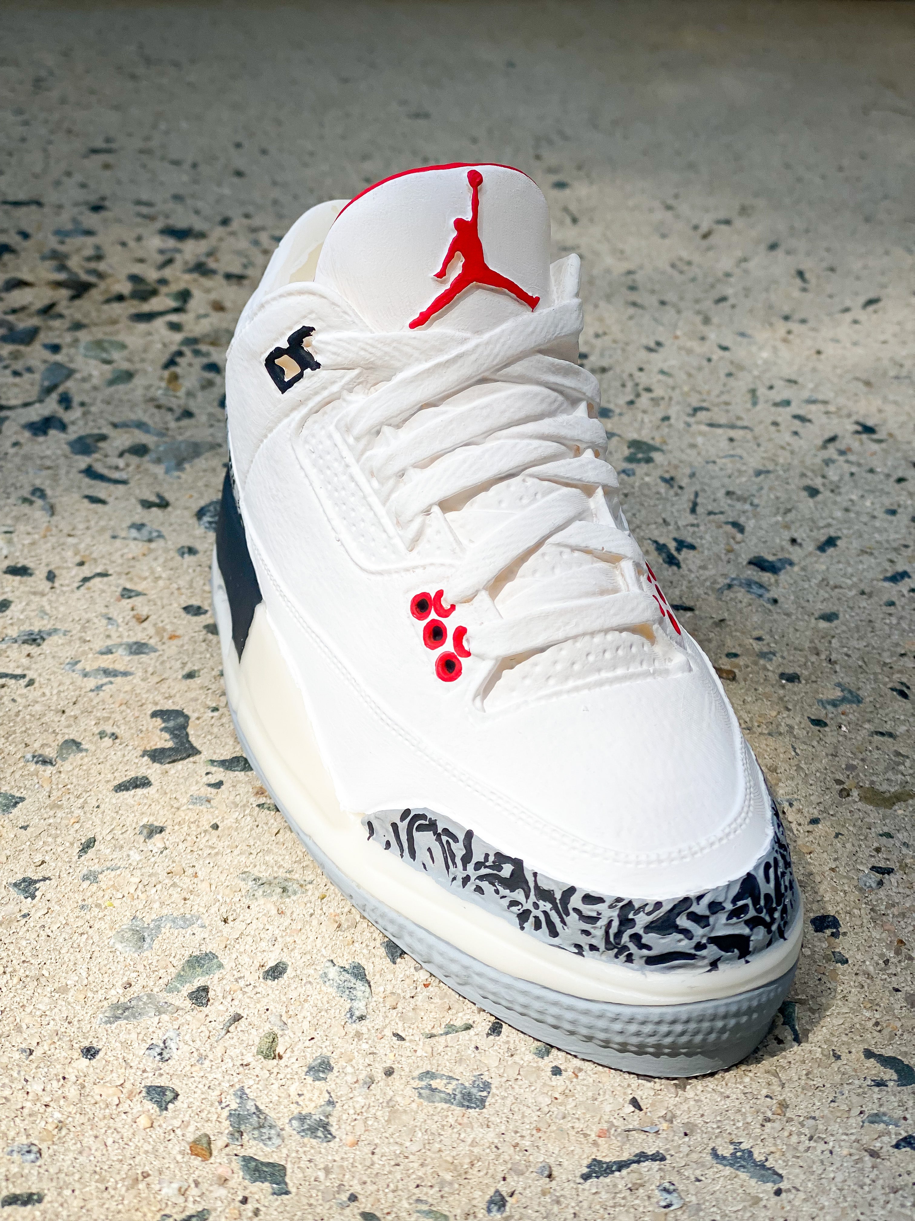 Sneaker Candle-Retro White Cement 3 | Nike Air Jordan 3 Sneaker